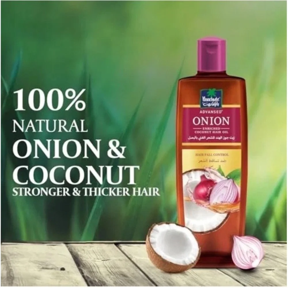 Parachute Advansed Onion Oil For Hair Growth, 10.14 Fl Oz (Pack of 1), Red